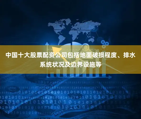 中国十大股票配资公司包括地面破损程度、排水系统状况及边界设施等
