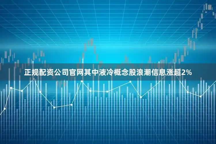 正规配资公司官网其中液冷概念股浪潮信息涨超2%